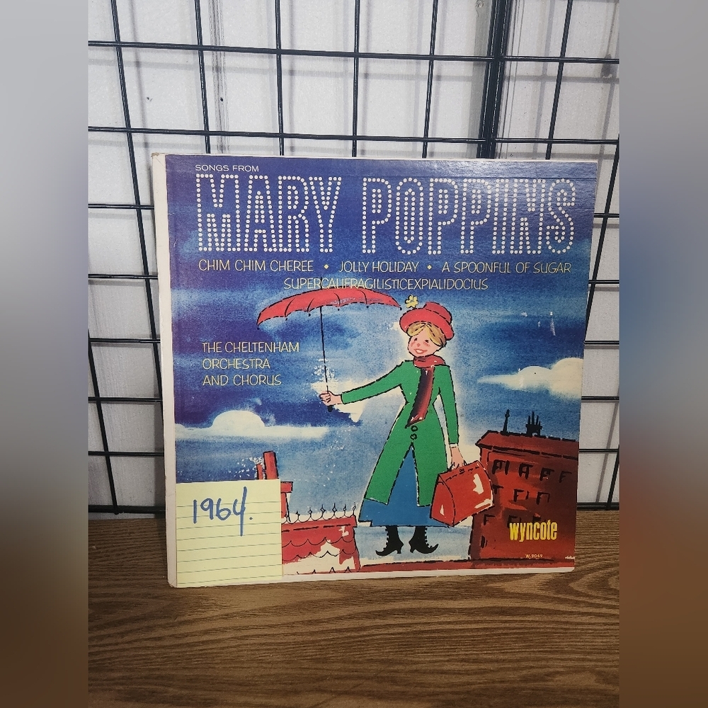 Vintage 1964 Mary Poppins: The Cheltenham Orchestra And Chorus Vinyl LP